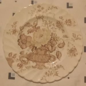 Vintage ROYAL STAFFORDSHIRE CLARICE CLIFF CHARLOTTE BREAD PLATE 6 1/2" England